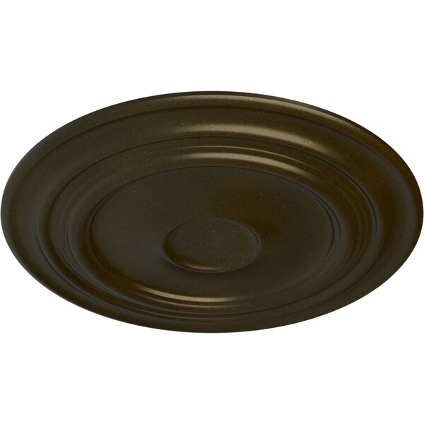 Giana Ceiling Medallion (Fits Canopies Up To 7 7/8), Hand-Painted Green Gold, 32 5/8OD X 1 1/2P